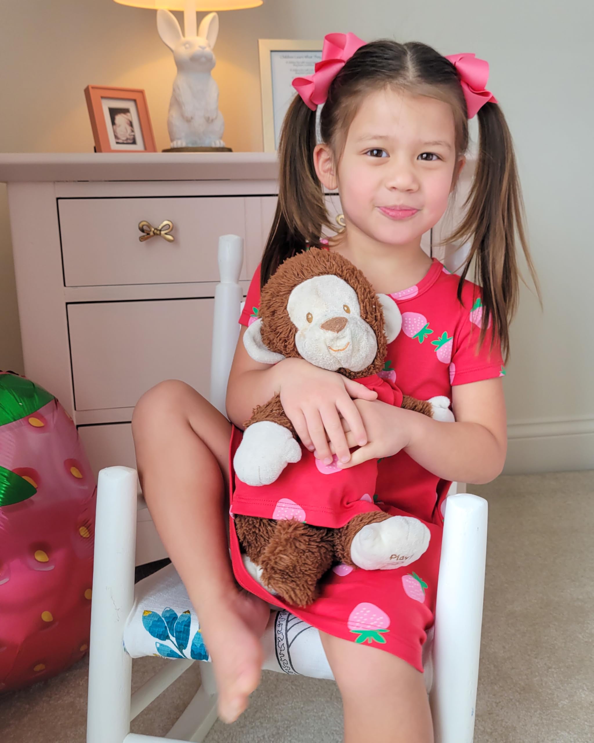 Wee Ones Gift-ready Watermelon bow ready for gifting and coordinating outfits.