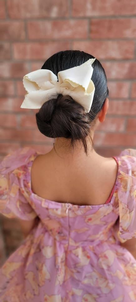 Wee Ones wine bow with scalloped velvet elevates party-ready outfits.