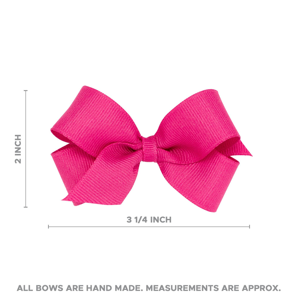 Wee Ones mini bow pearl on WeeStay Clip versatile accessory for delicate hairstyles