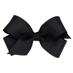 Wee Ones mini classic grosgrain bow on WeeStay clip keeps hairstyle secure all day.