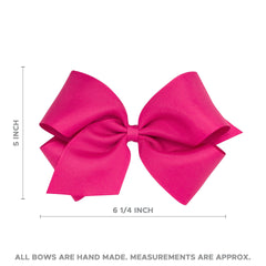 Wee Ones mixed-color bows showcase durable grosgrain for easy daily styling