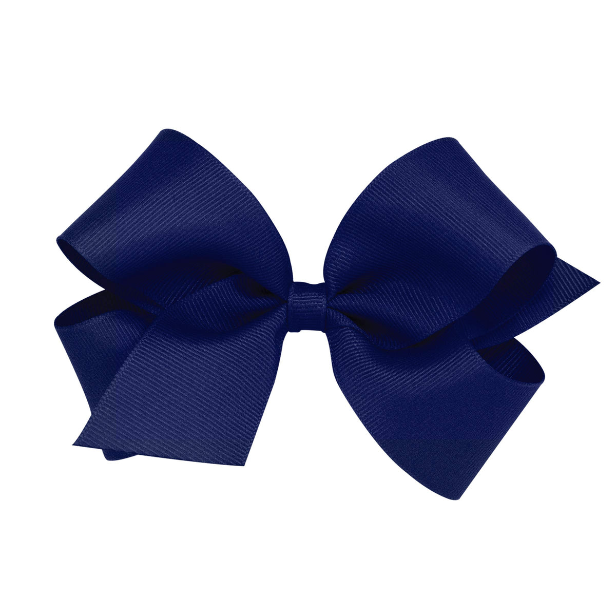 Wee Ones plain wrap grosgrain bow on a WeeStay clip with reliable all-day hold.
