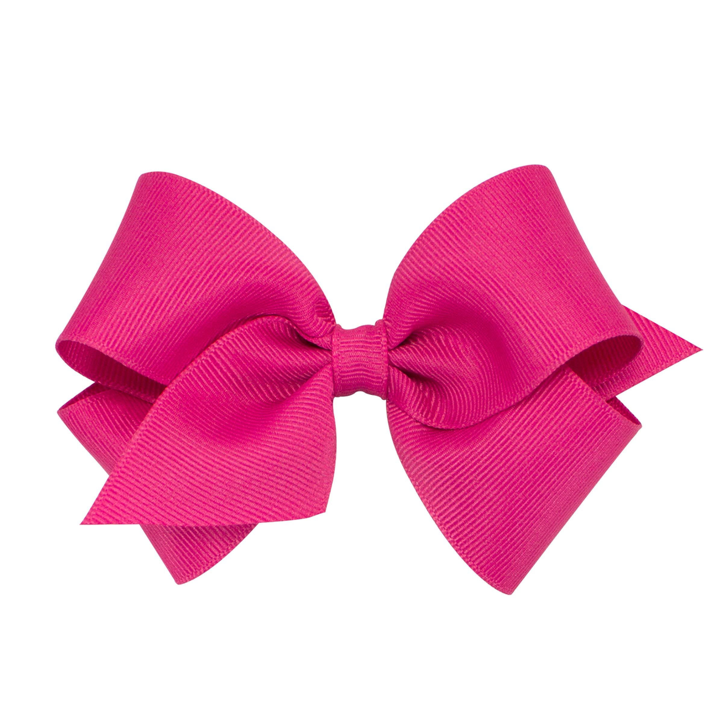 Wee Ones plain wrap grosgrain bow with WeeStay clip keeps hair secure all day