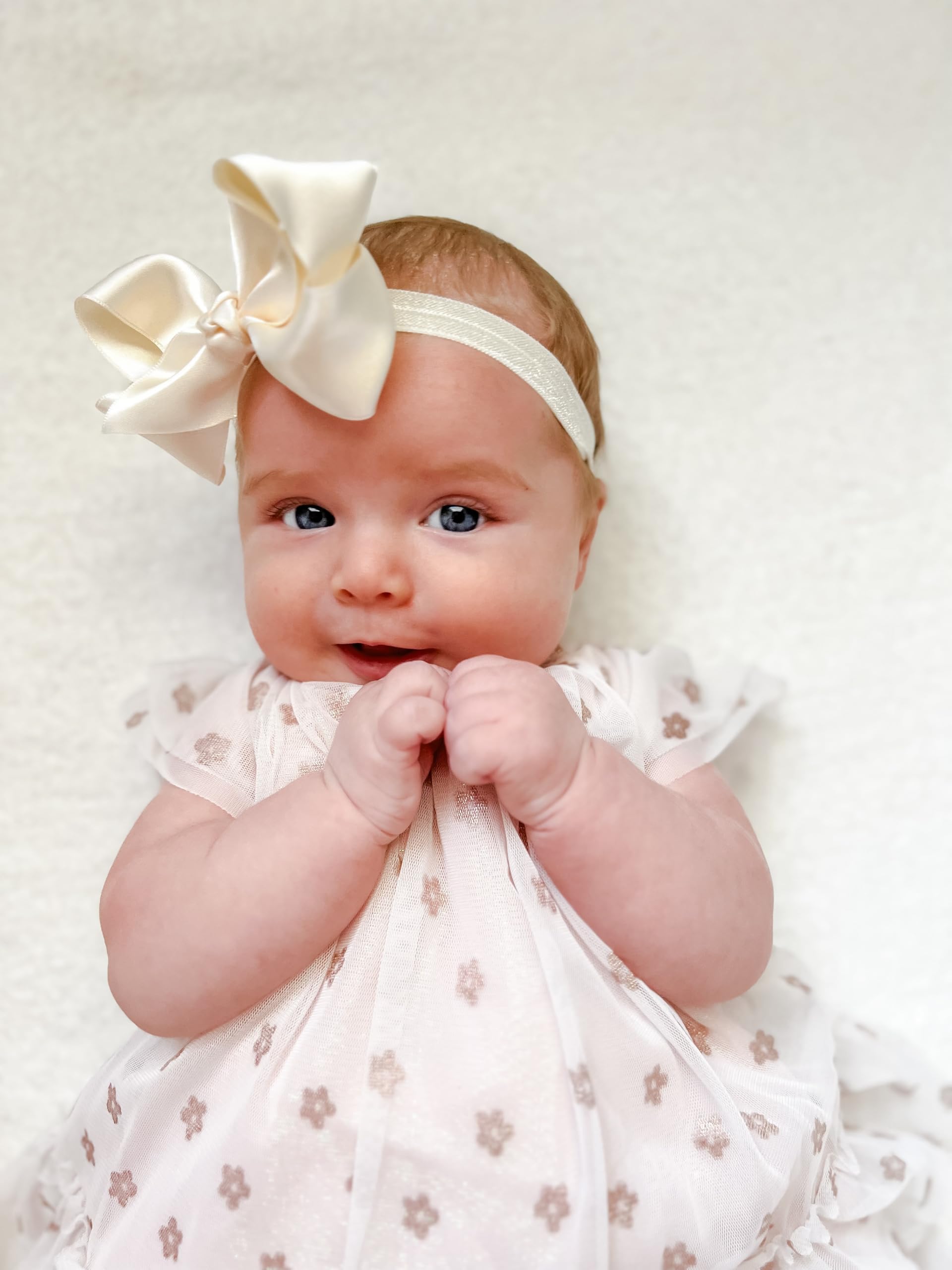 Wee Ones dress-up bow completes outfits with timeless refined touch