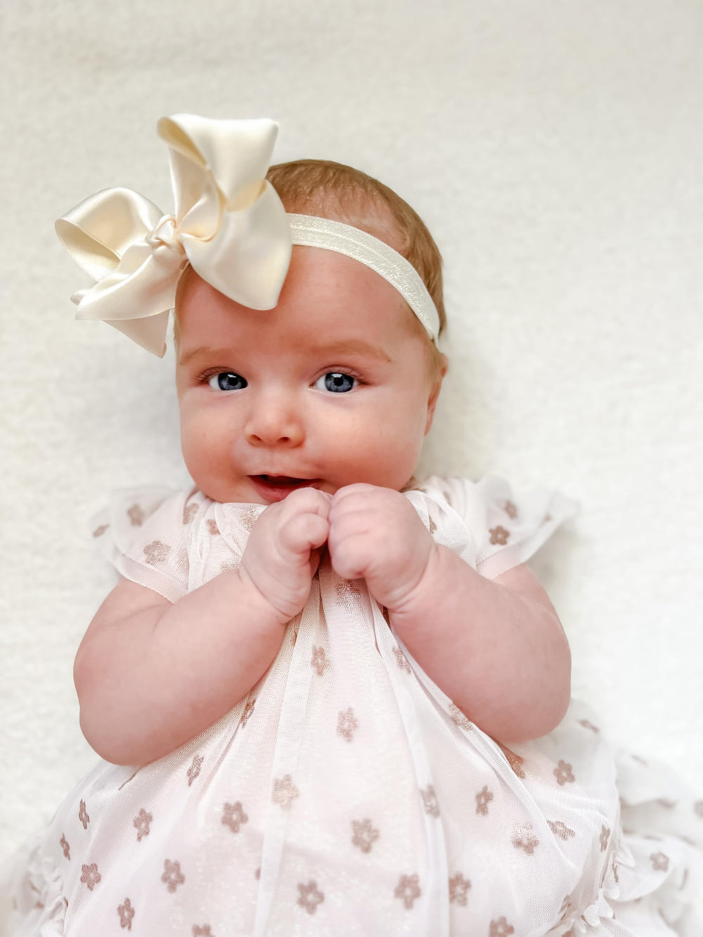 Wee Ones dress-up bow completes outfits with timeless refined touch