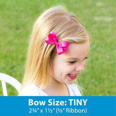 Wee Ones WeeStay non-slip clip keeps bows in place during activity.