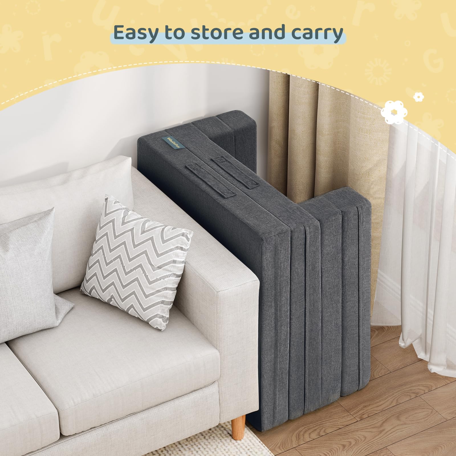 WeeGuruu removable cover is easy to wash after spills.