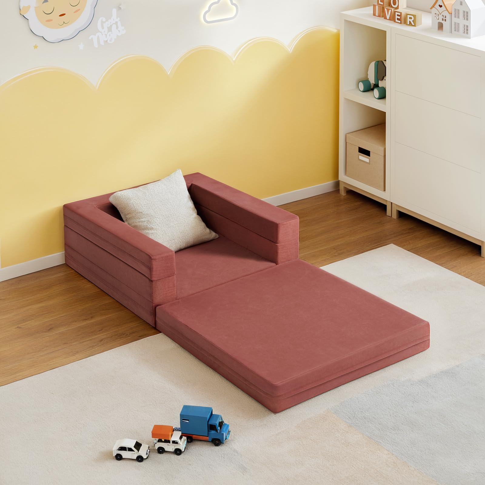 WeeGuruu travel toddler bed compact dimensions fit small spaces