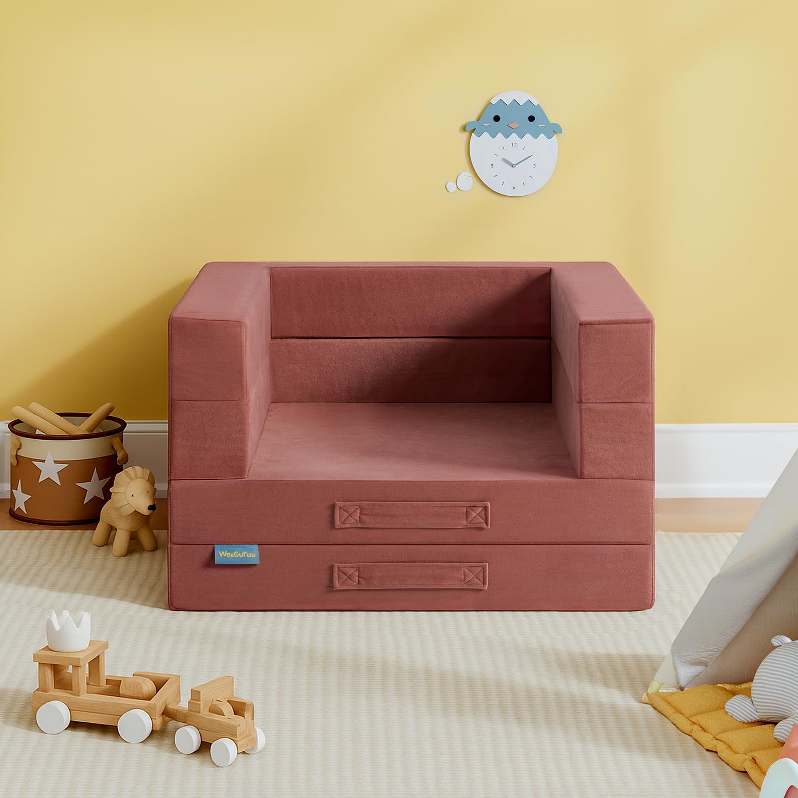 WeeGuruu travel toddler bed removable cover machine washable