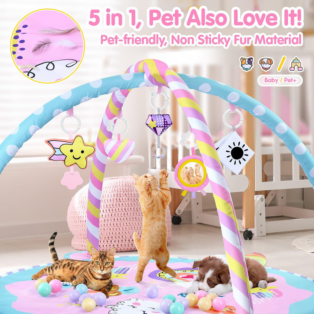 WeeHomm multi-shape playmat configured for varied play layouts