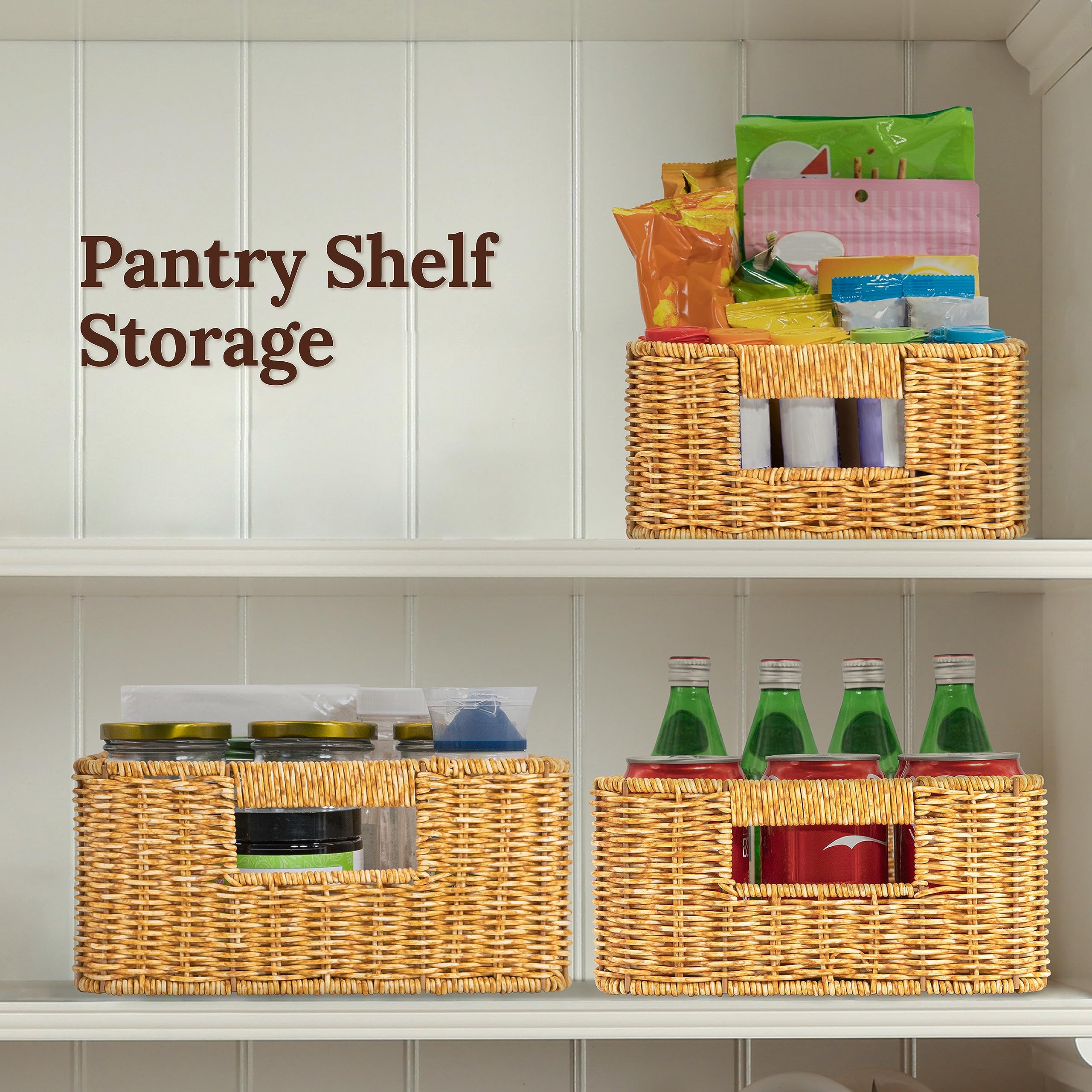 WeeNest Baskets small medium large amber sizes for versatile storage.
