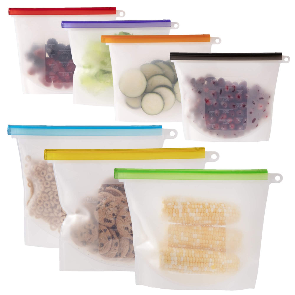WeeSprout 4-cup silicone bag with airtight seal for fresh leftovers and easy lunches