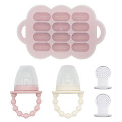 WeeSprout baby-food-feeder-set two feeders for safe puree feeding.