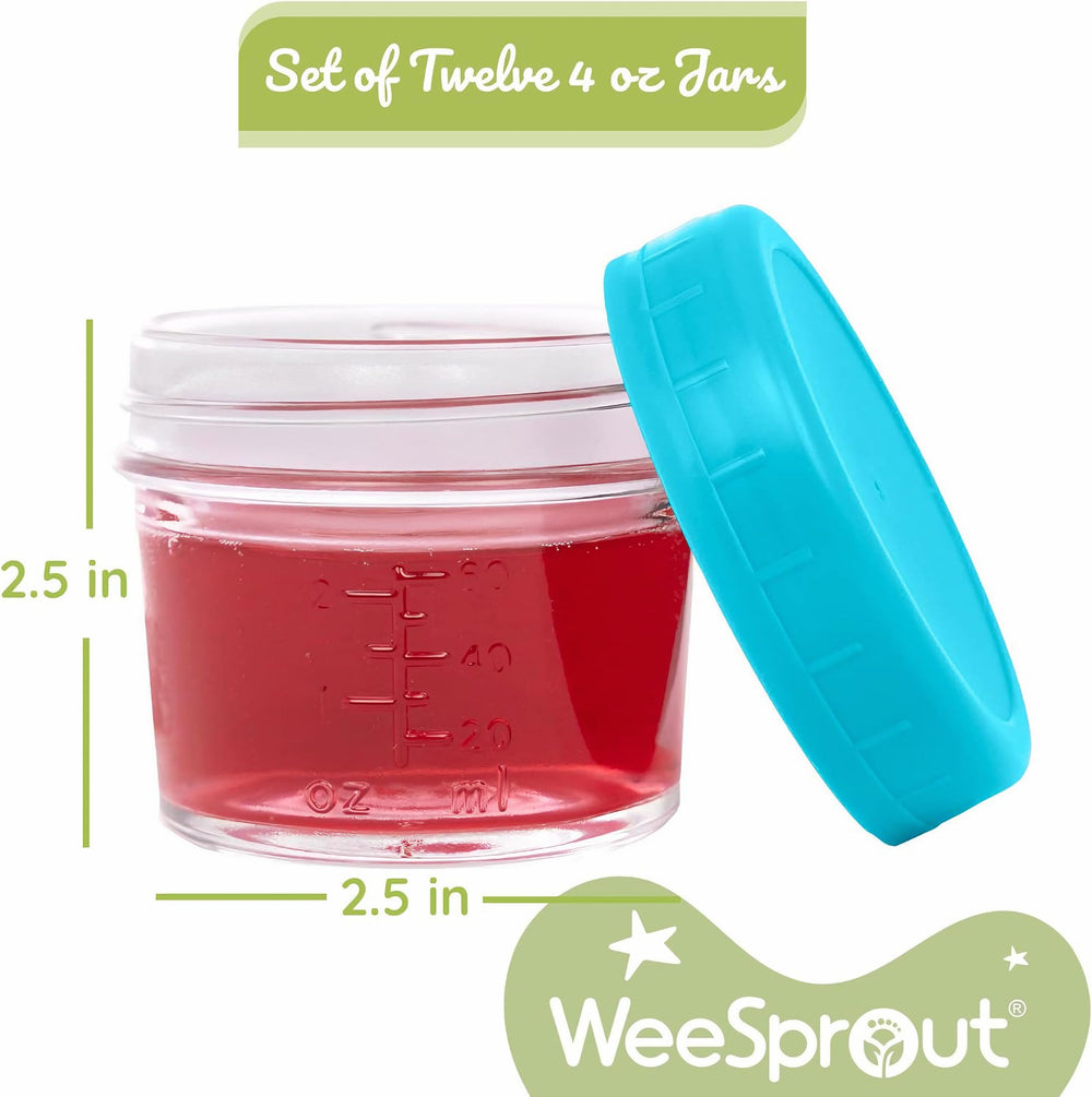 WeeSprout multi-use jar ideal for purées and breastmilk storage.
