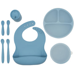 WeeSprout baby-led weaning bundle suction bowl close-up showing sturdy grip for little hands.
