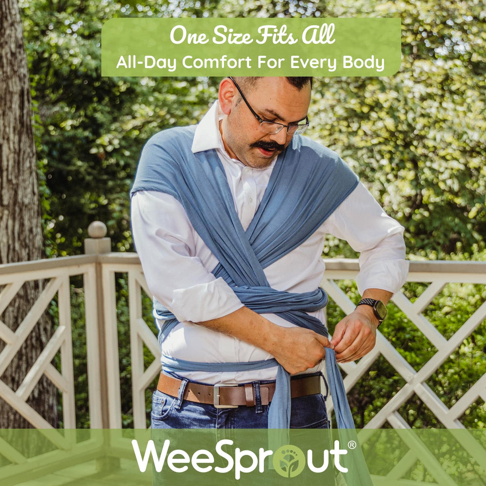 WeeSprout baby wrap breathable Lenzing Modal fabric for summer comfort.
