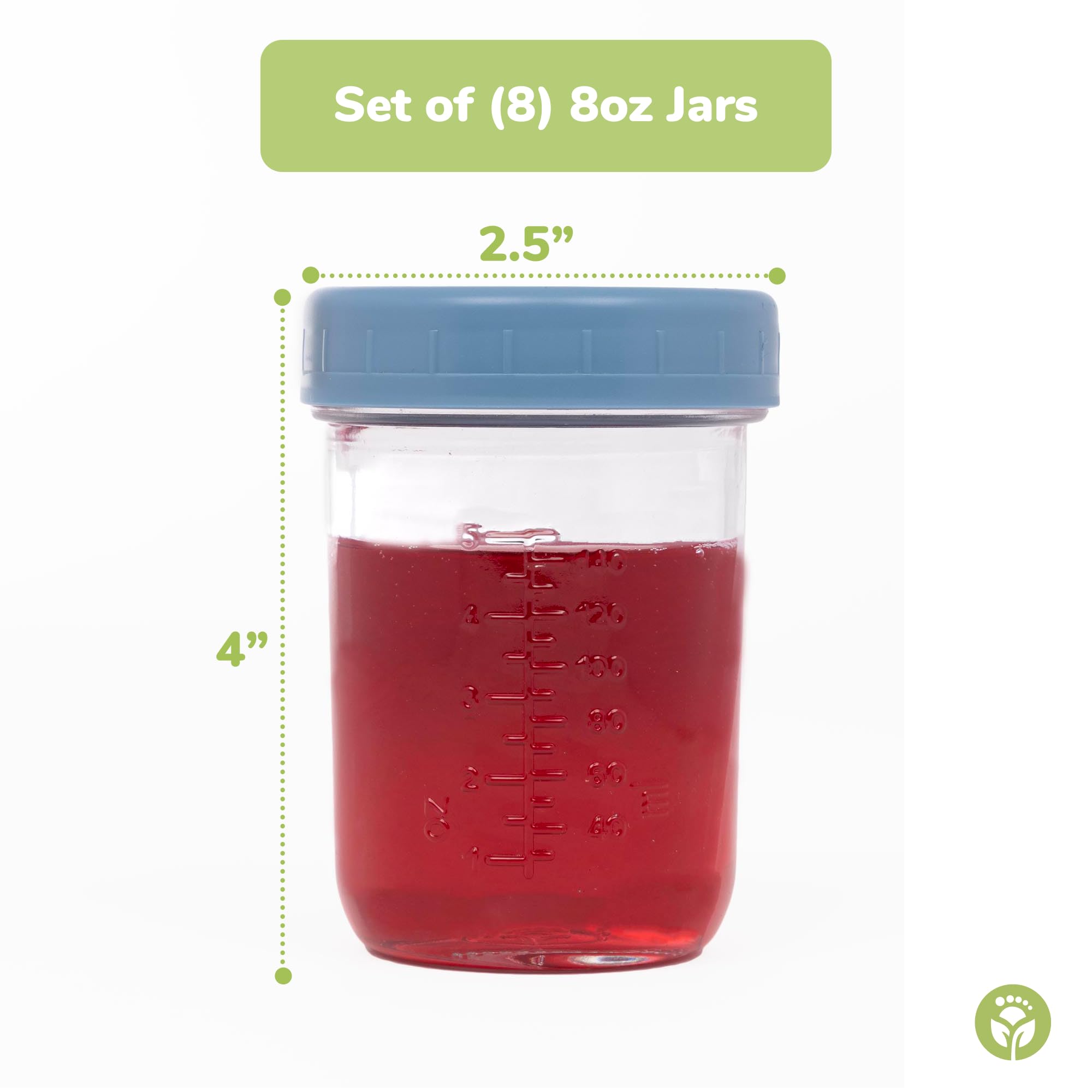 WeeSprout breastmilk storage jar preserves freshness and portability.