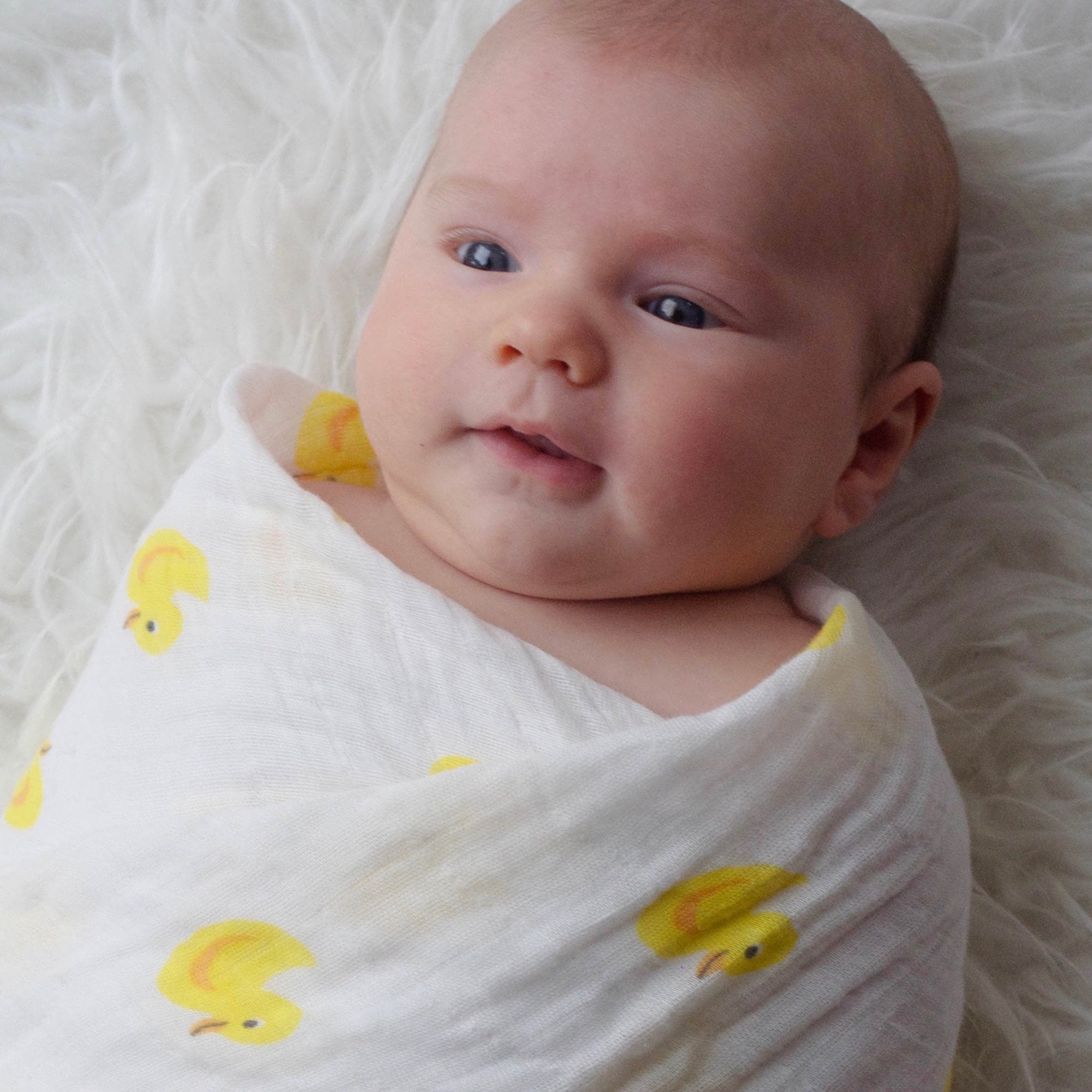 WeeSprout muslin weave close-up shows breathable fabric softness