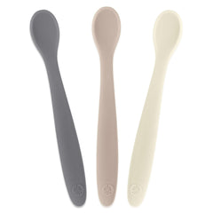 WeeSprout silicone baby spoons with soft-tip offer gentle gum care during self-feeding.