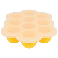 WeeSprout silicone freezer tray closeup shows flexible non-stick surface for easy release