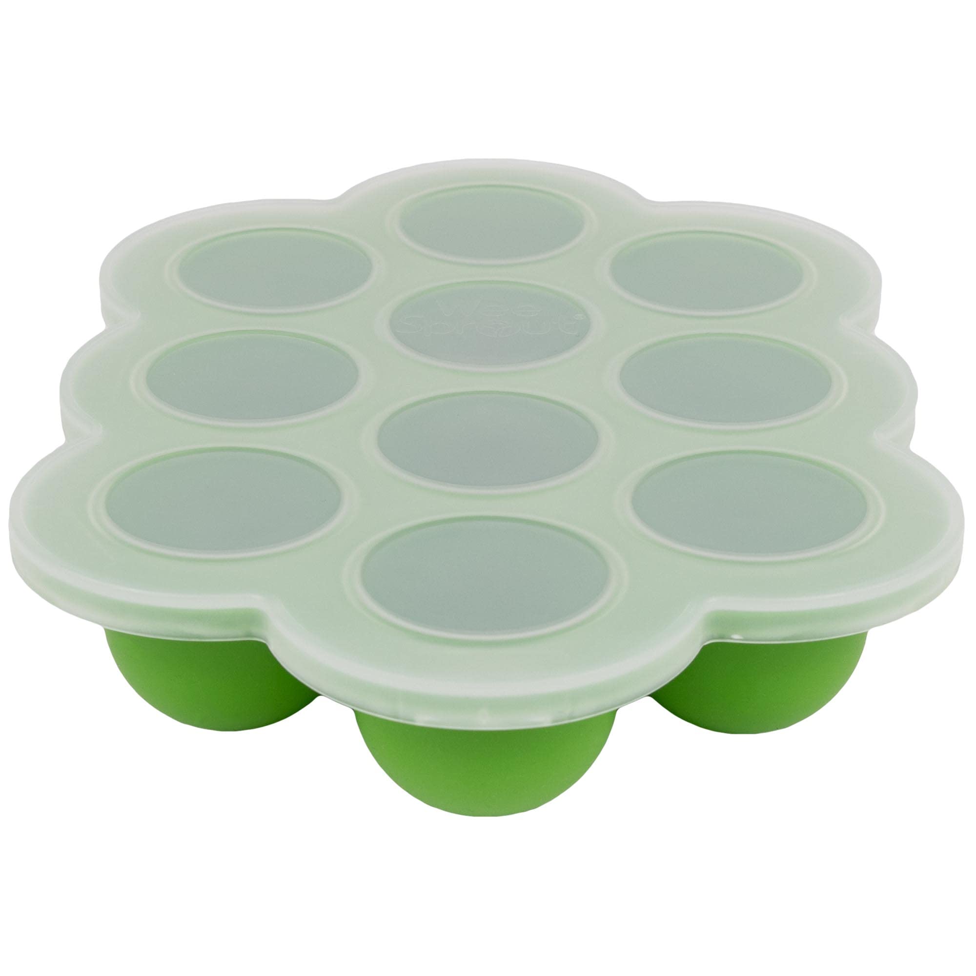WeeSprout silicone freezer tray top view ideal for batch baby food prep