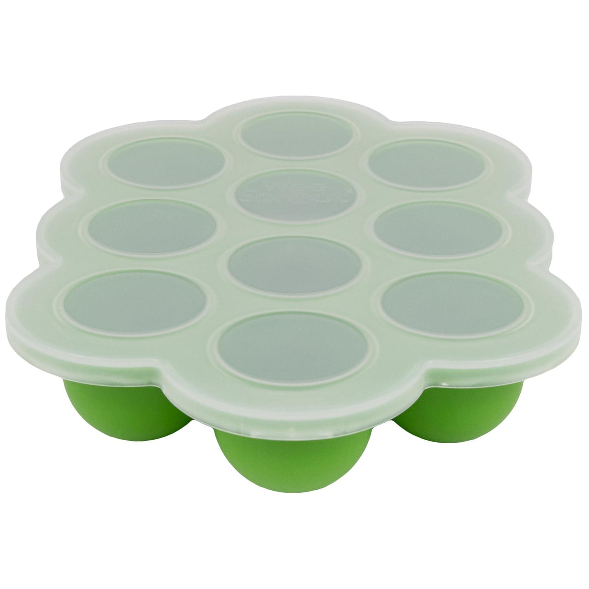 WeeSprout silicone freezer tray top view ideal for batch baby food prep