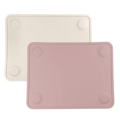 WeeSprout silicone suction placemats 2-pack keep meals tidy and portable for home or travel