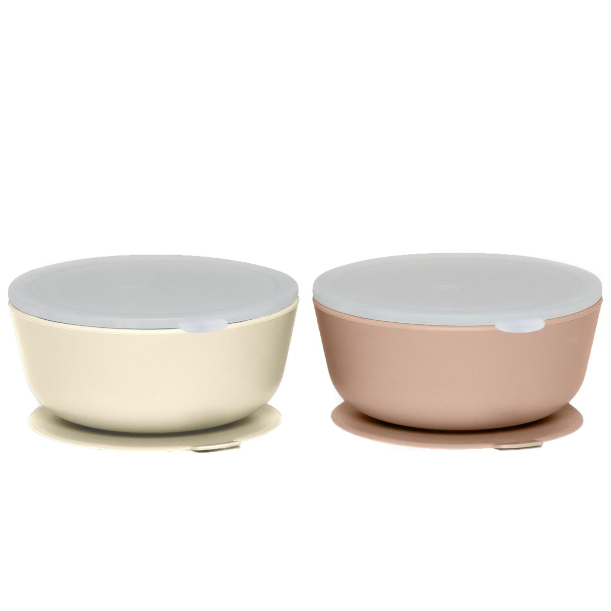 WeeSprout suction bowls on table reduce mess during mealtime
