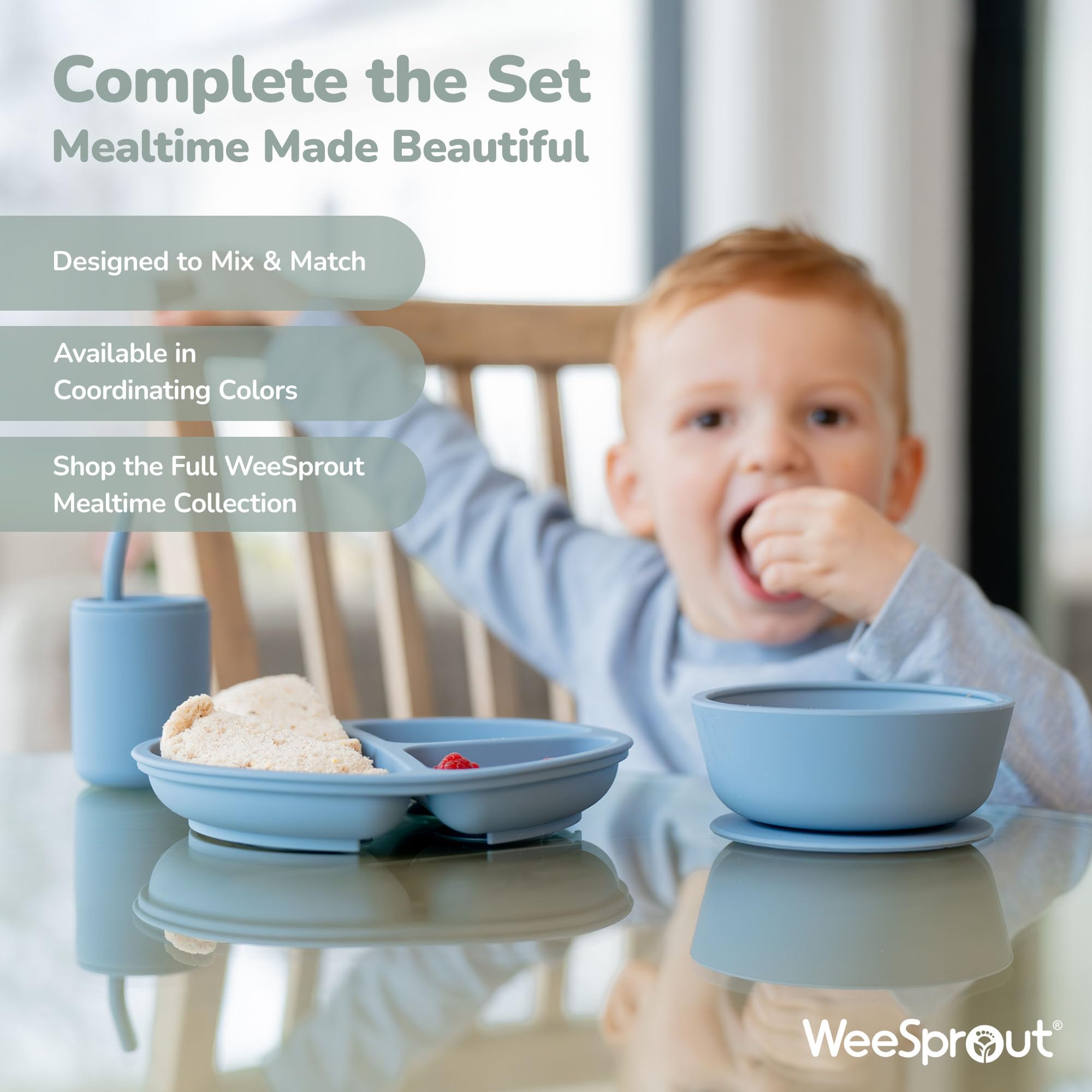 WeeSprout leakproof bowls feature leakproof lids for calmer diaper bags.