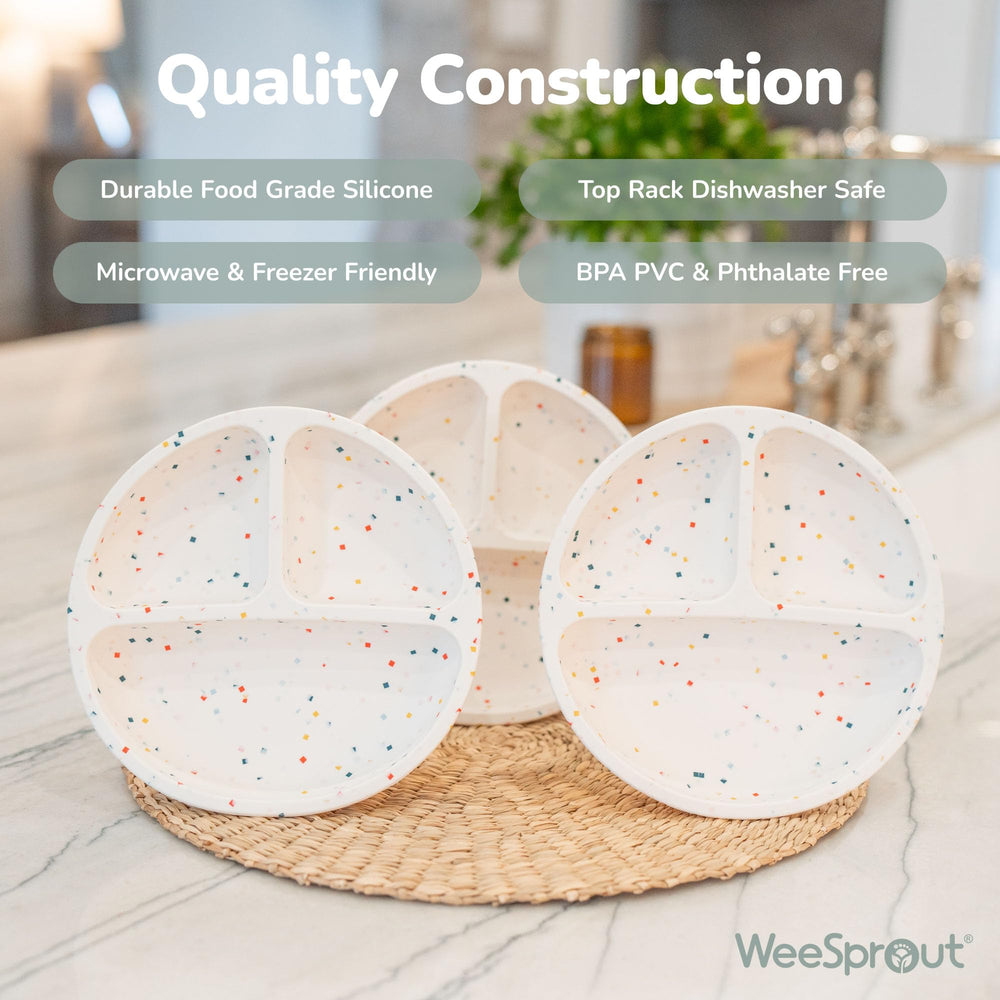 WeeSprout divided design close-up illustrating separate compartments for picky eaters.