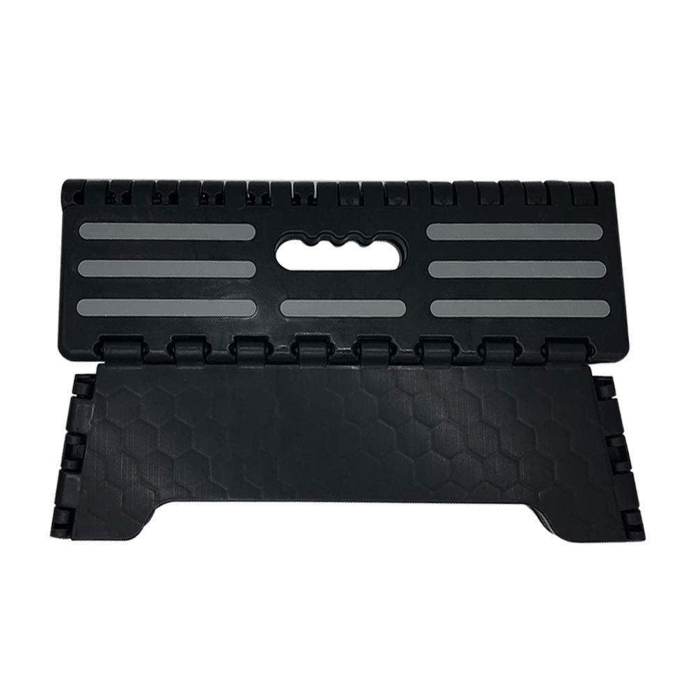 WeFaner 5-inch folding step top-view highlights its large platform and stability.