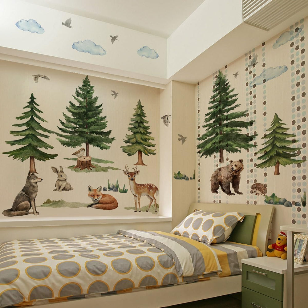Wefaouse hedgehog wall decal charming detail and easy removal with no residue.