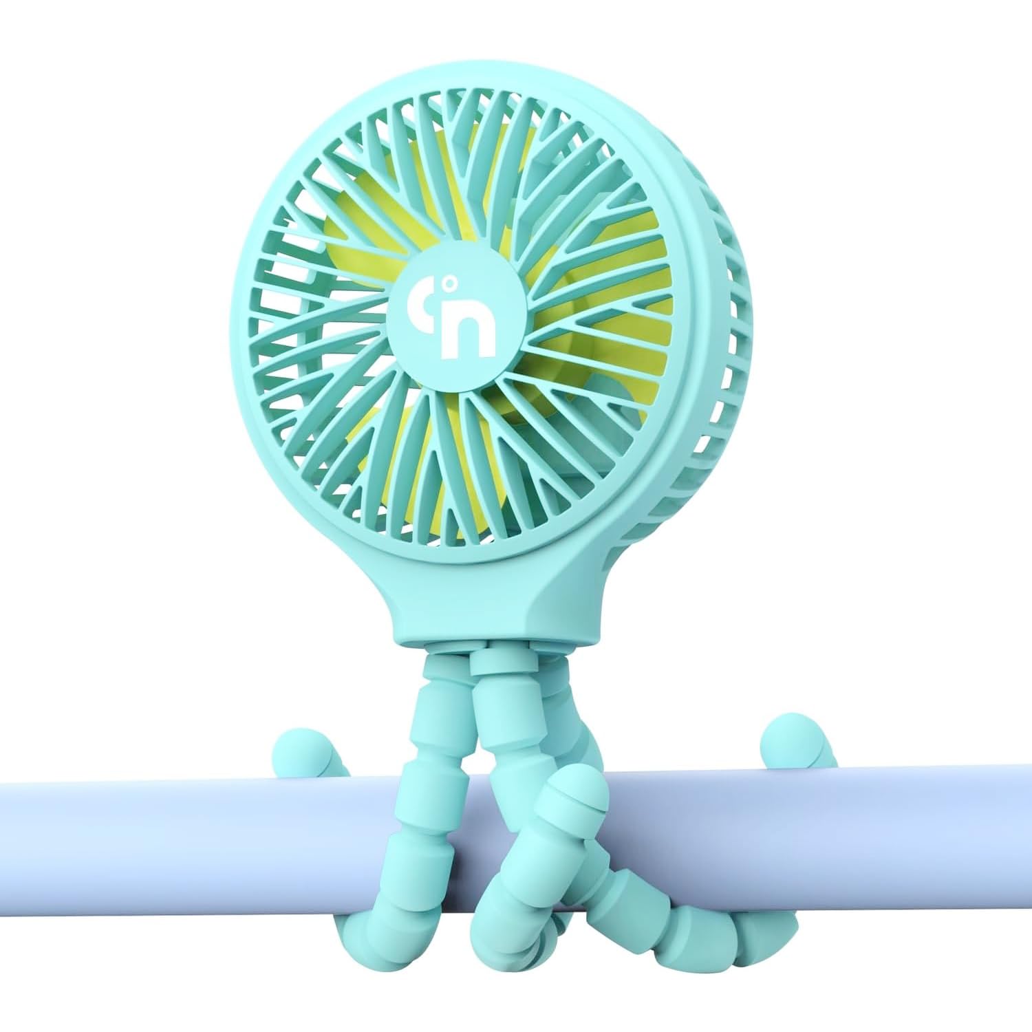 WEGA stroller fan clip-on blue provides compact cooling for on-the-go use.