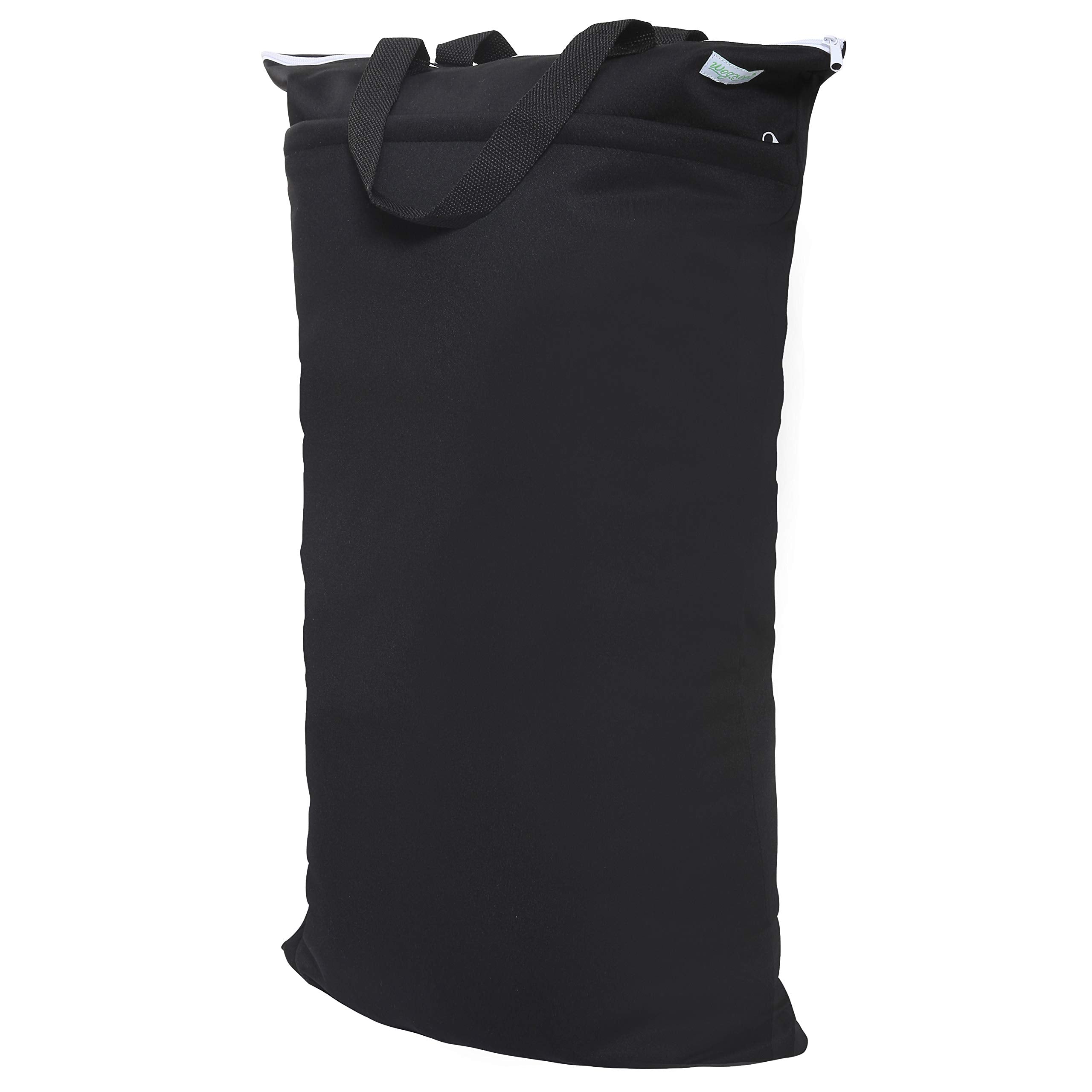 Wegreeco large hanging bag front view showing spacious diaper capacity for on-the-go storage.