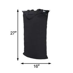 Wegreeco diaper bag hanging on a hook highlighting leak-free wet pocket.