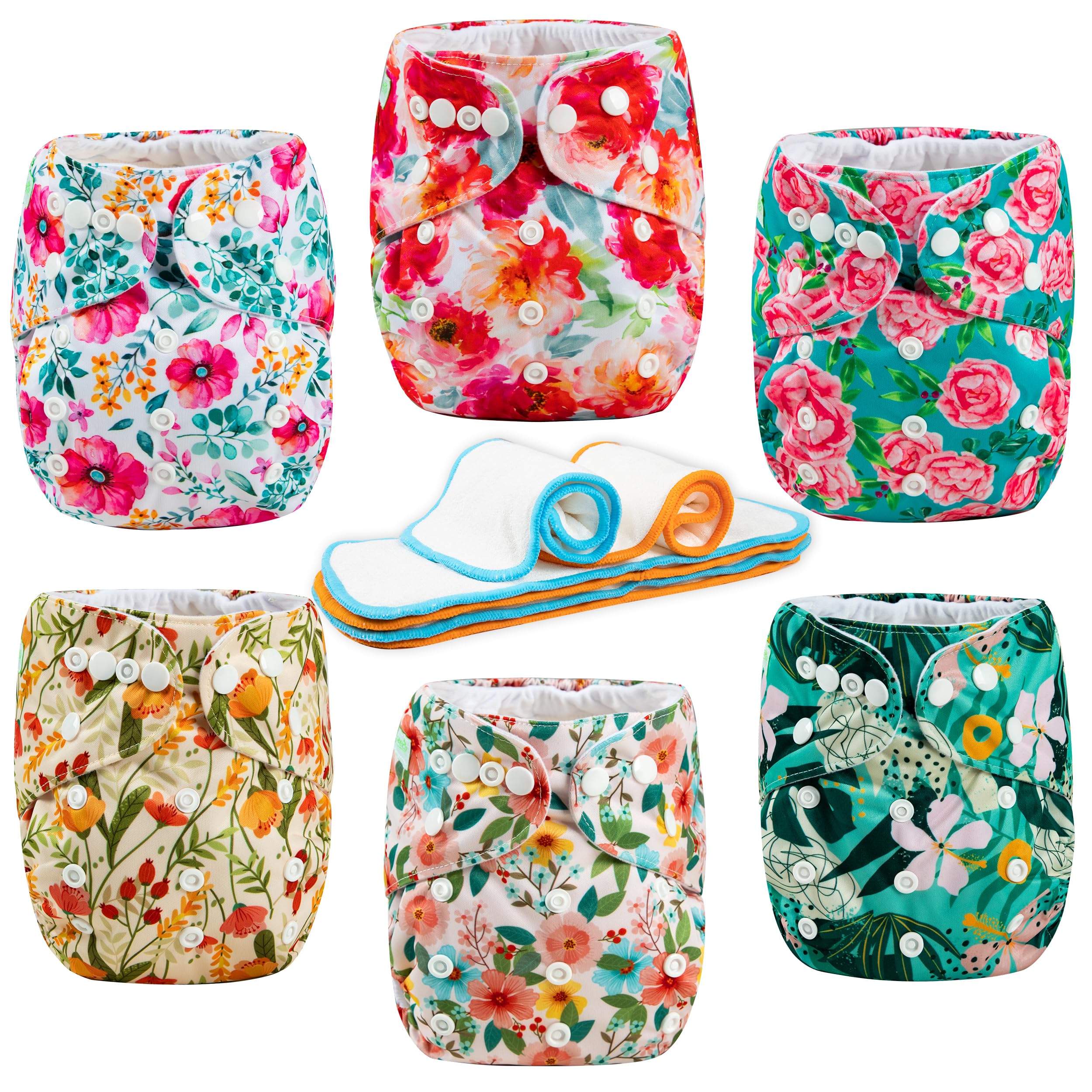 Wegreeco 4-layer-inserts highlight strong absorbency for day-long diapering.