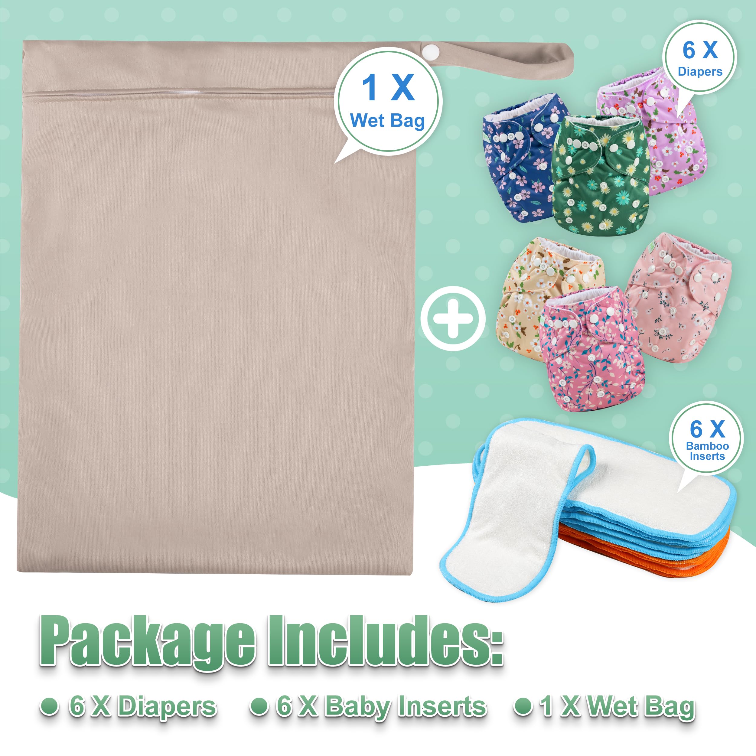 Wegreeco 4-layer inserts offer strong absorbency while remaining gentle on skin.