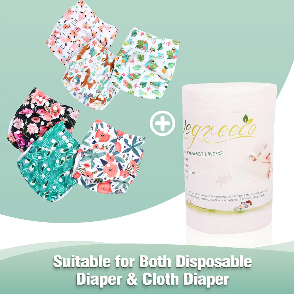 Wegreeco bio liner roll 1 — helps reduce laundry time with easy cleanup