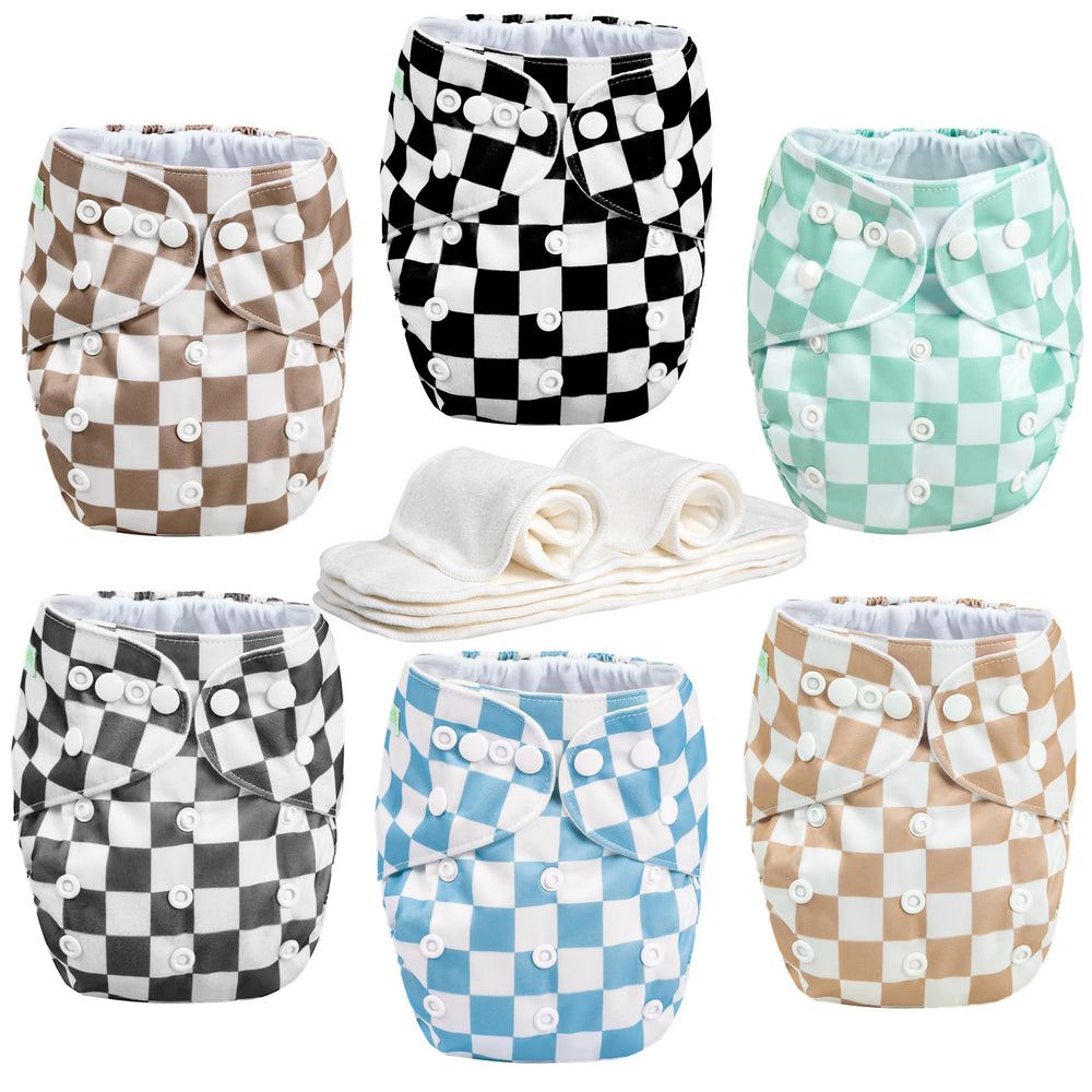 Wegreeco six inserts highlight high absorbency for longer dry intervals.