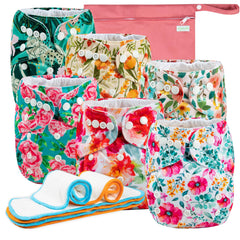 Wegreeco Chinese Rose pack-front showcases stylish patterns for newborns and moms.