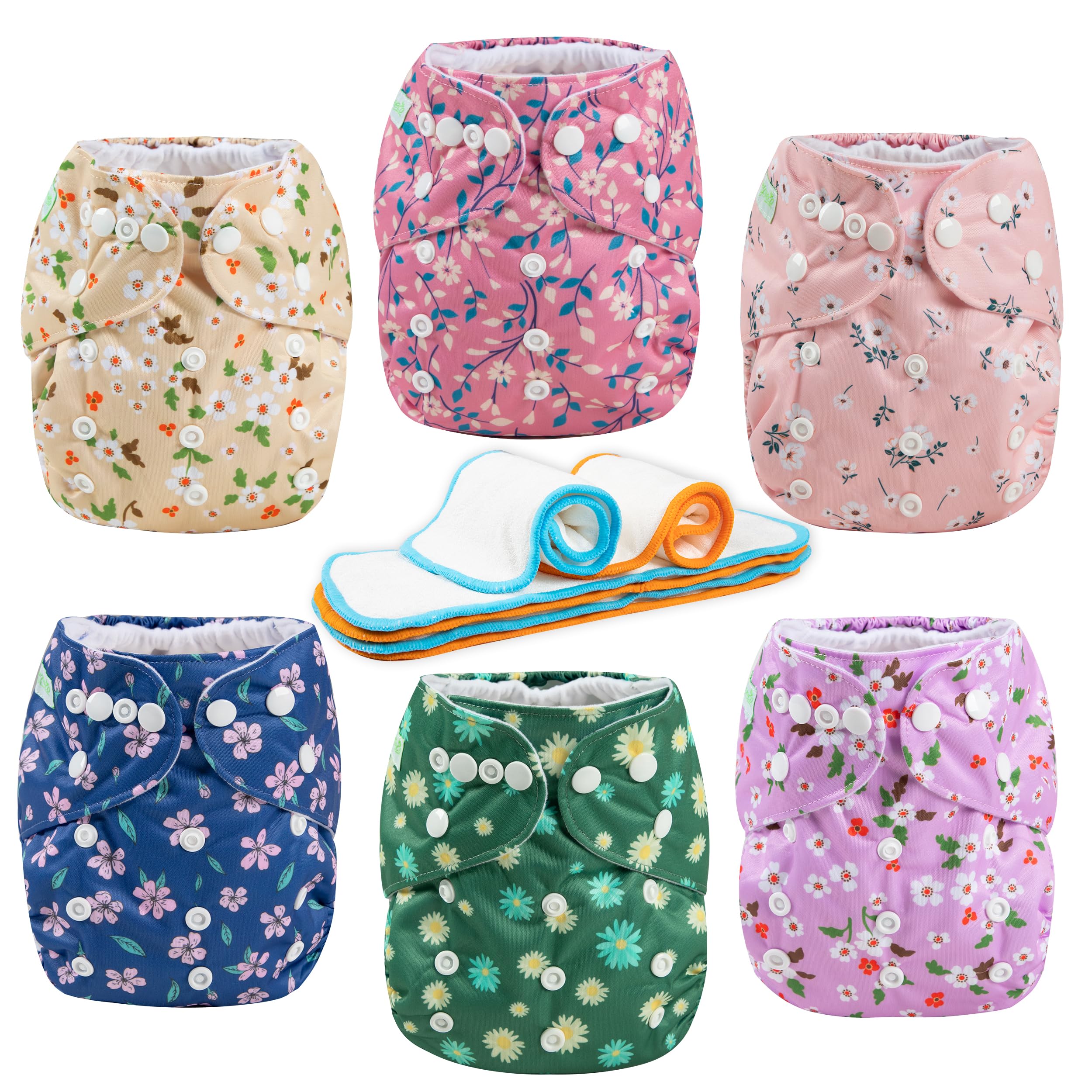 Wegreeco Chrysanthemum inserts provide fast absorption and a soft skin touch.