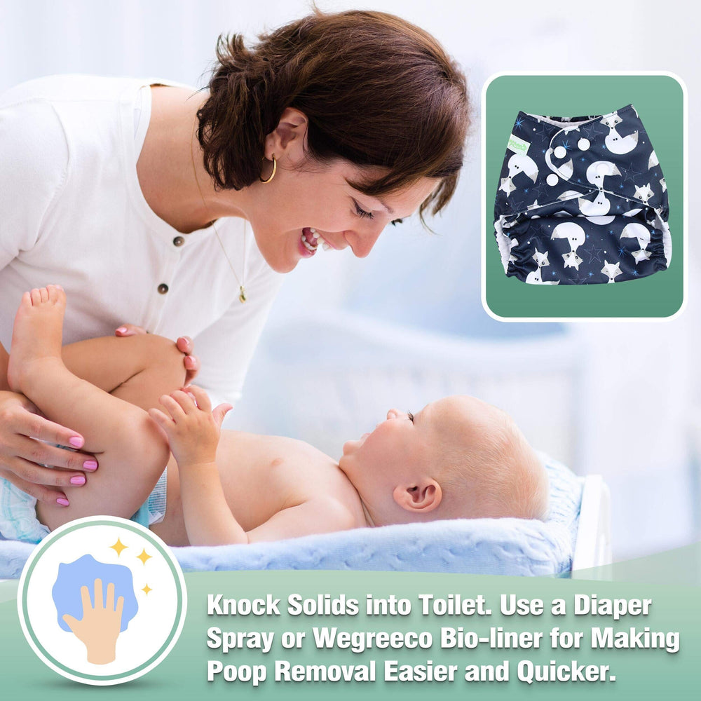 Wegreeco soft exterior fabric stays breathable while reducing leaks at the leg gussets.