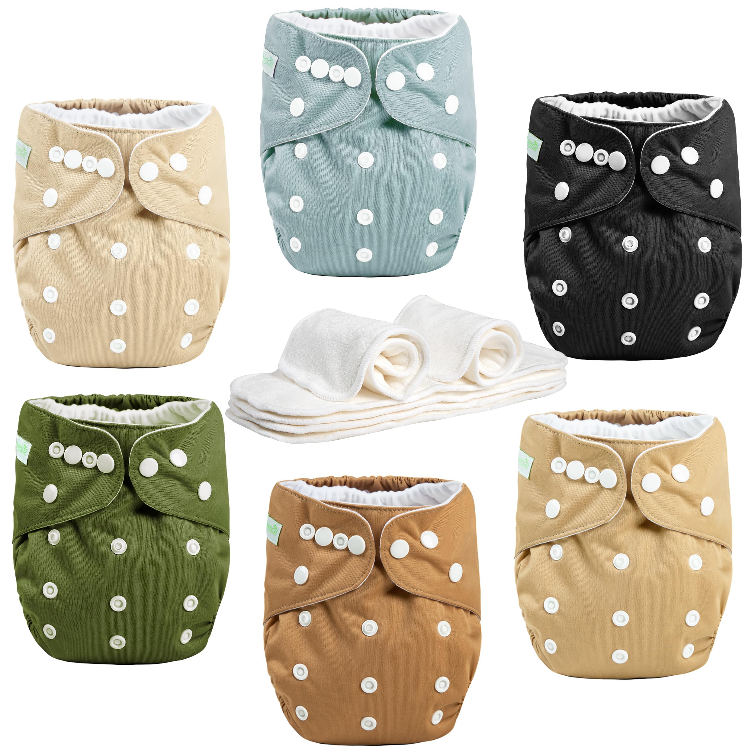 Wegreeco inserts 6-pack provides quick absorption while staying breathable.