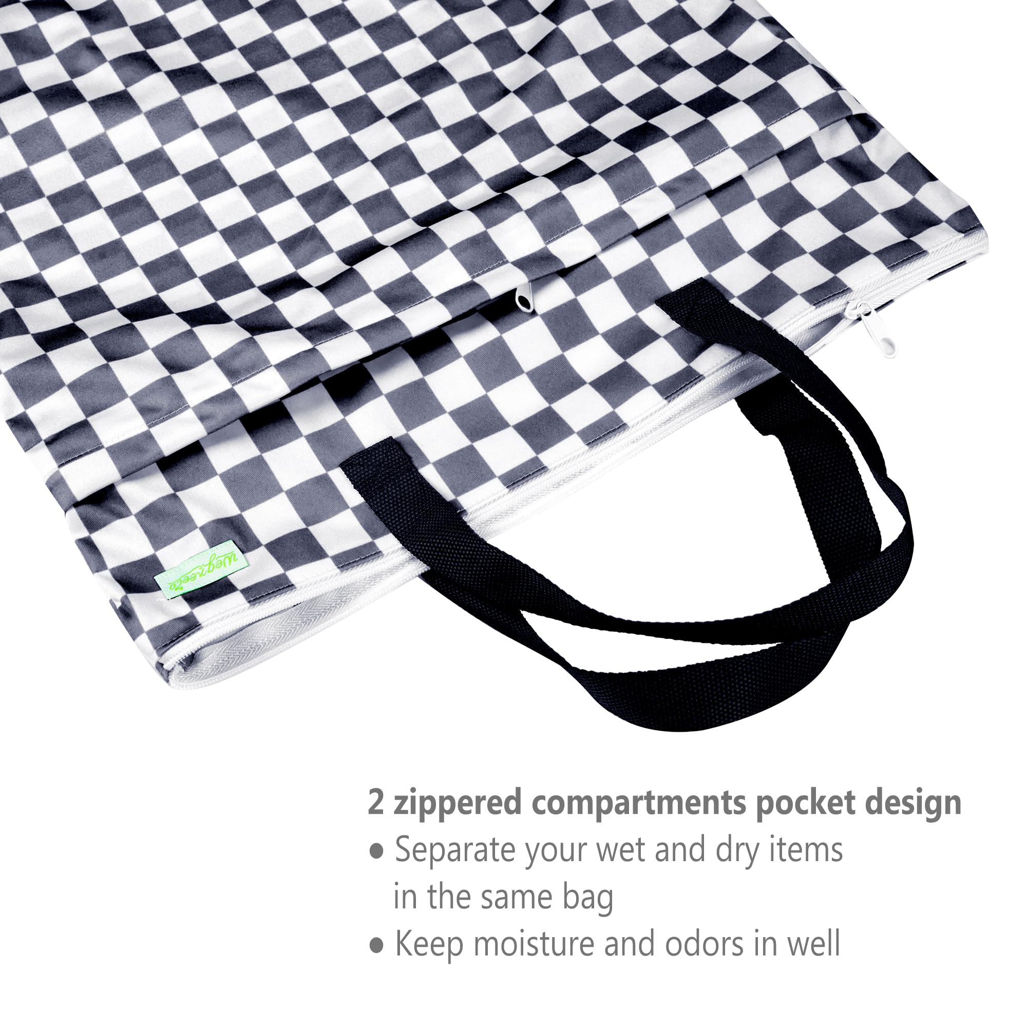 Wegreeco washable diaper bag is machine-washable for simple cleaning after outings.