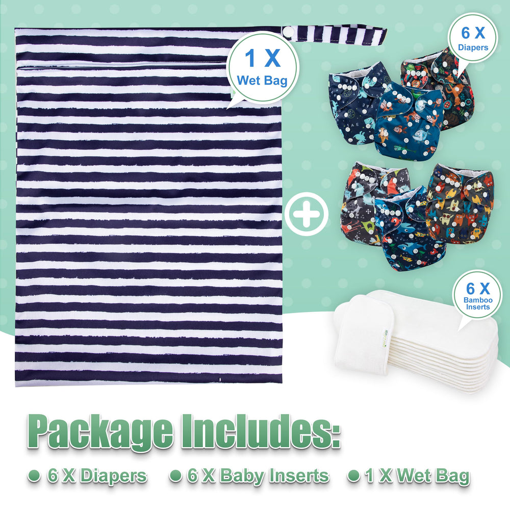 Wegreeco Monster Style patterns laid out for gender-neutral styling.