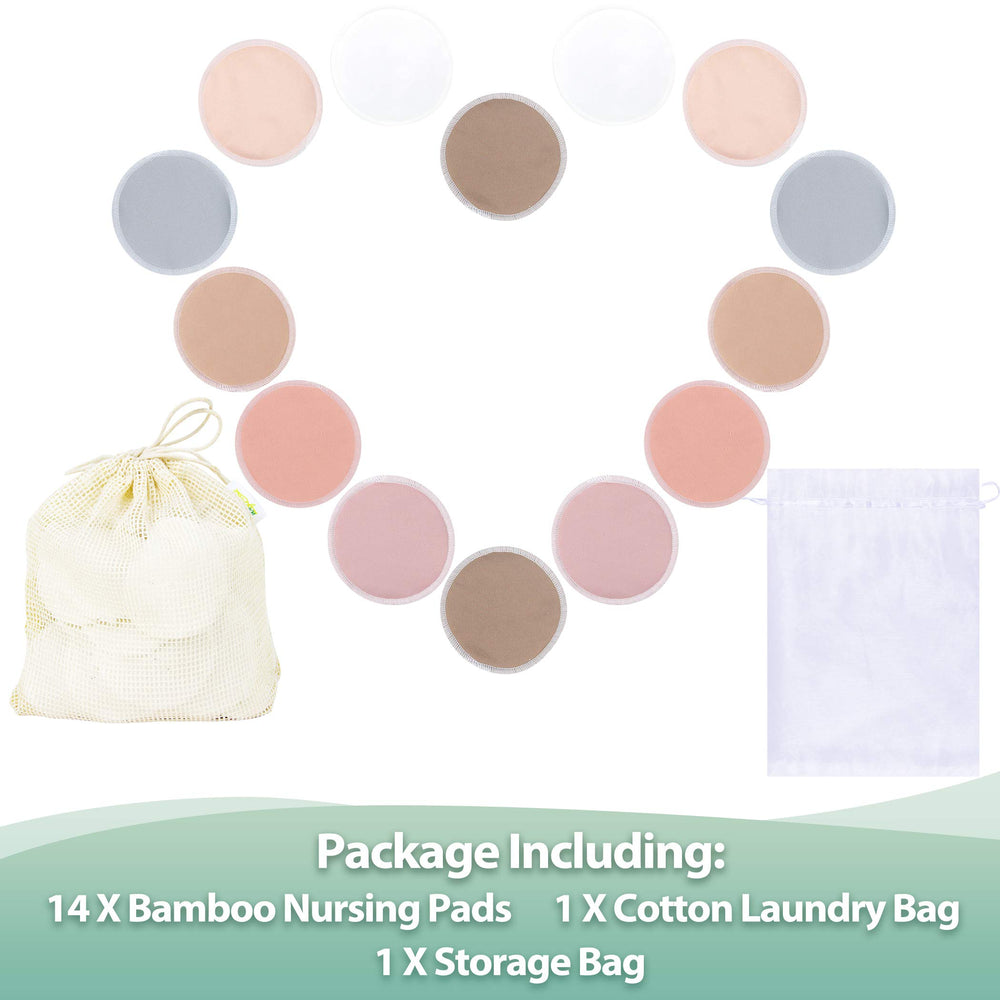 wegreeco nursing pads close-up shows microfiber absorbent core for moisture handling.