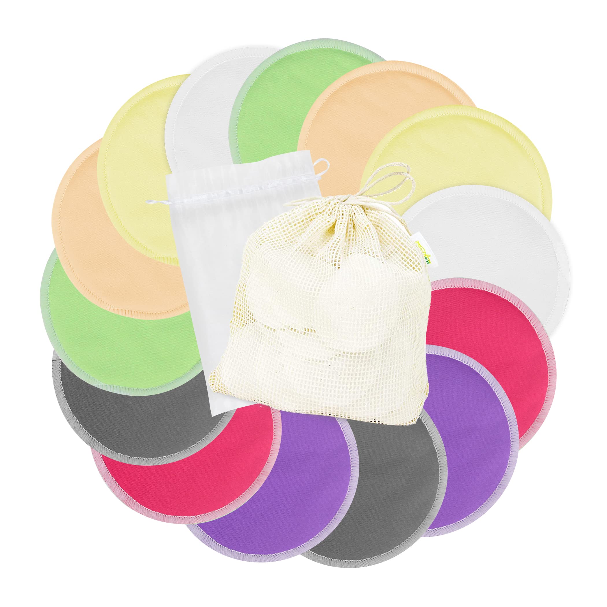 Wegreeco nursing pads 14pack closeup highlights soft comfort and absorbency