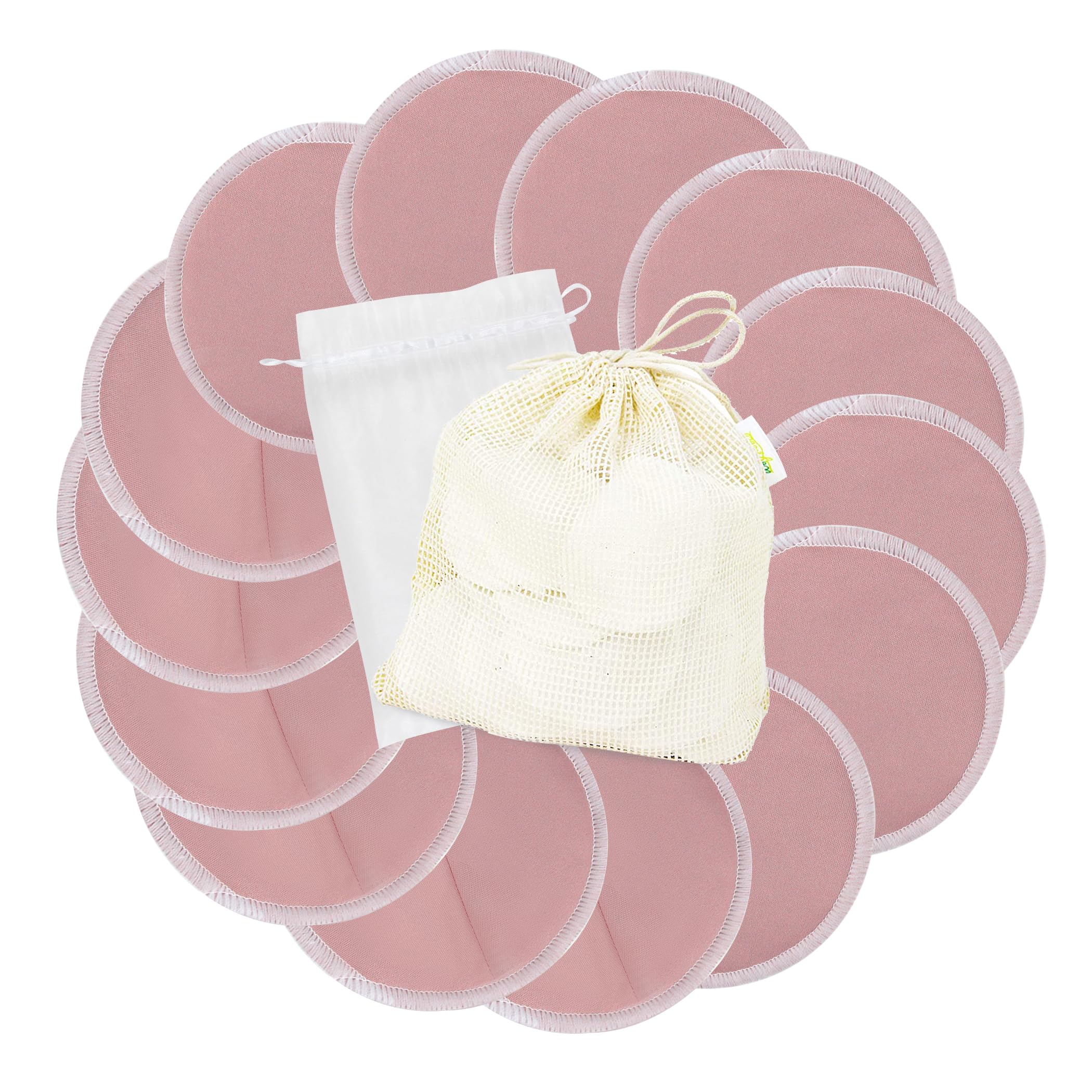 Wegreeco nursing pads contoured design closeup shows discreet comfort and reliable leak protection.