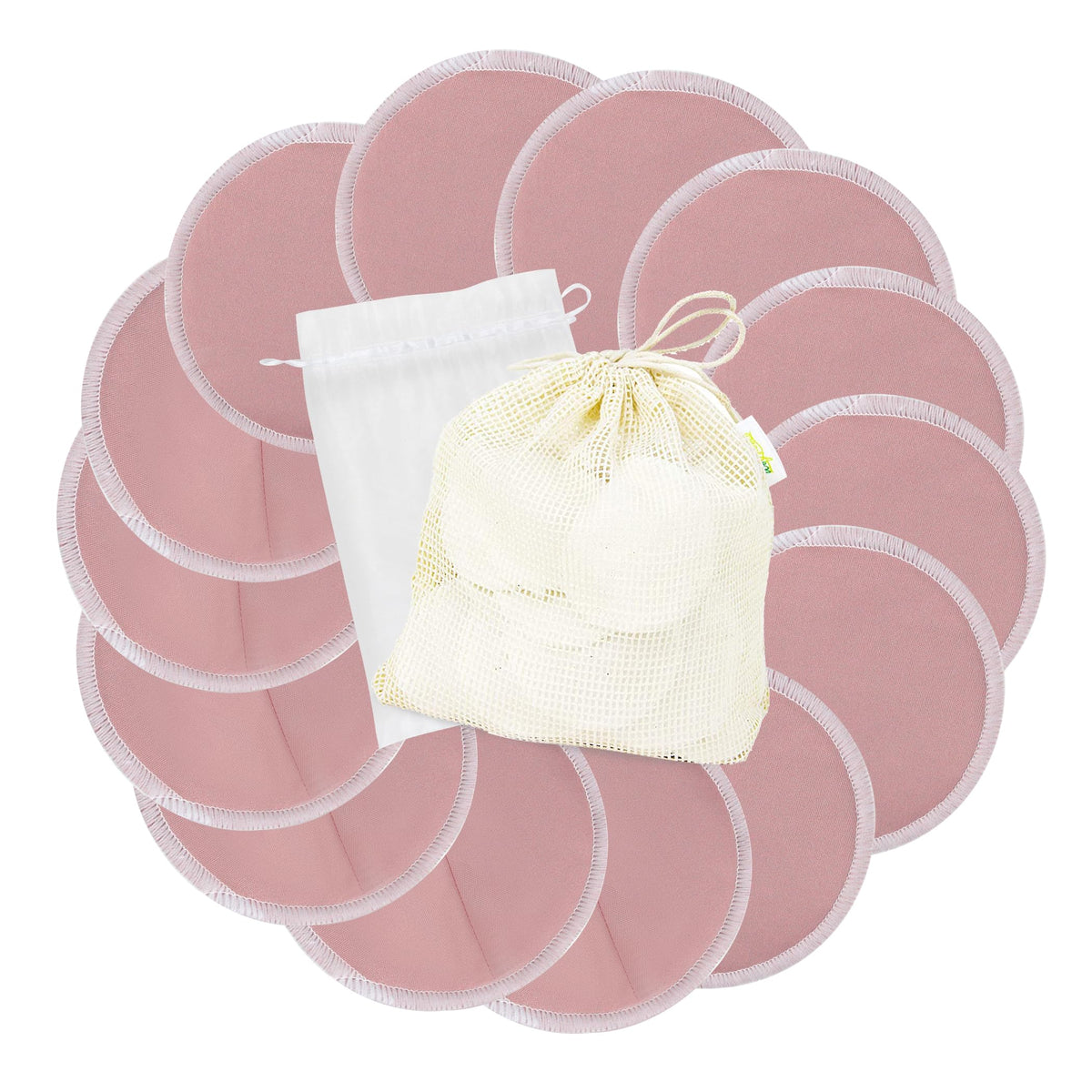Wegreeco nursing pads contoured design closeup shows discreet comfort and reliable leak protection.
