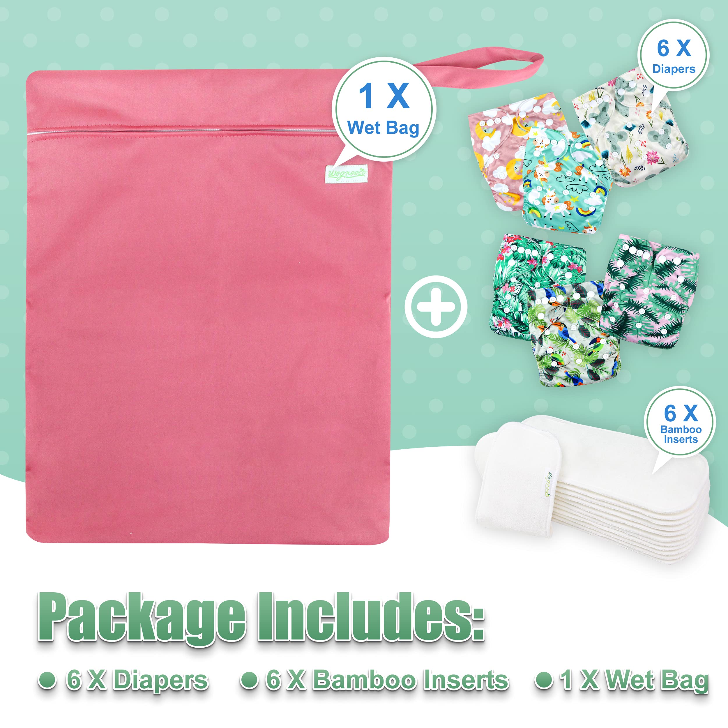 Wegreeco breathable PUL exterior close-up supports comfort and leak protection.